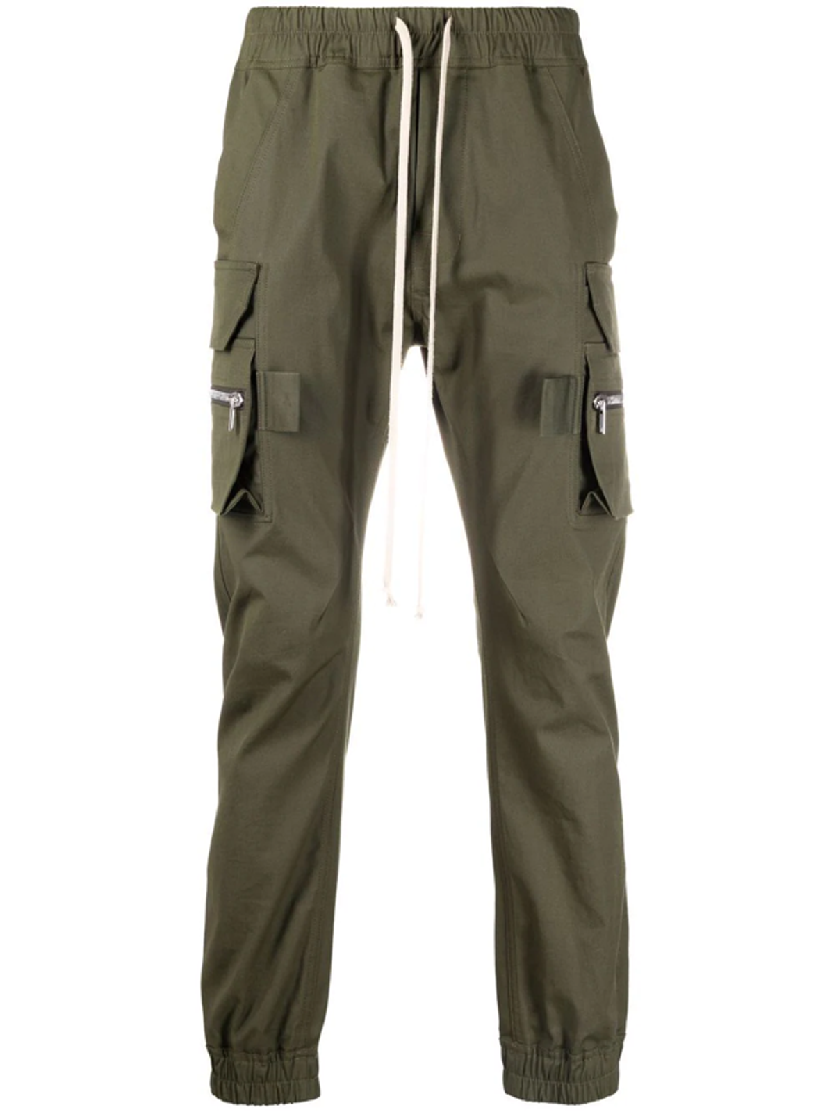 Rick Owens Mastodon Cargo Pocket Green Trousers
