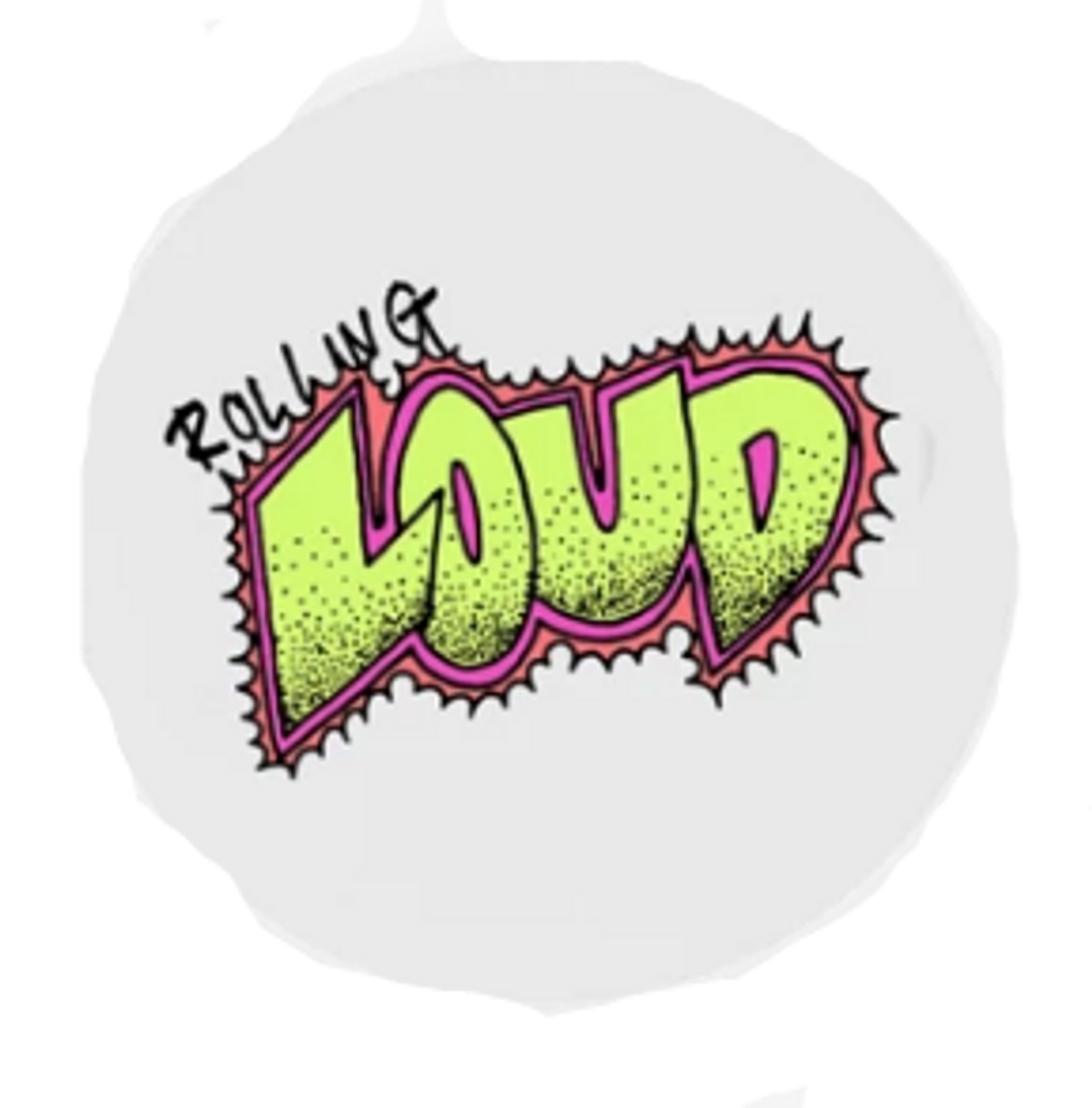 Rolling Loud Merch Neon Pop Socket WHAT’S ON THE STAR?