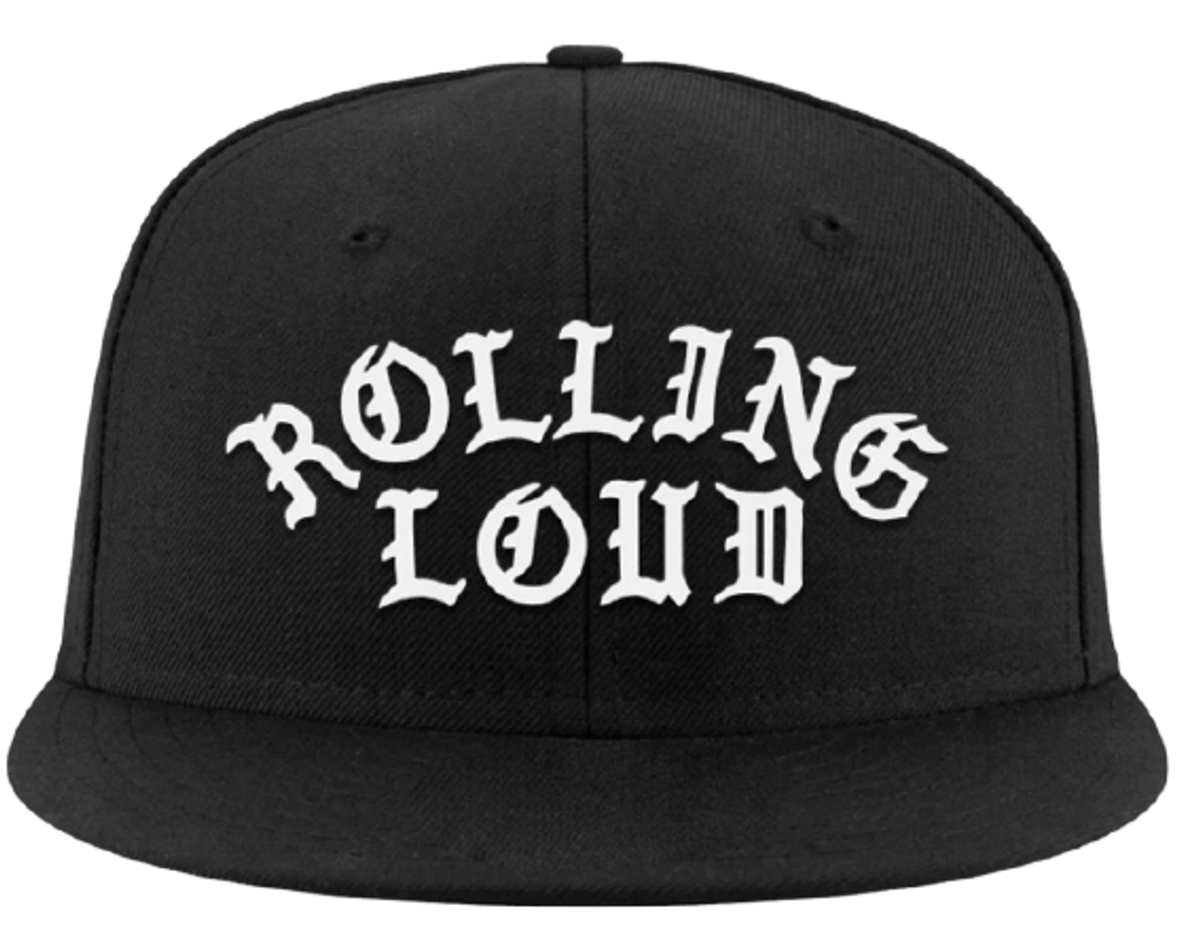 Rolling Loud Merch OE Black Snapback WHAT’S ON THE STAR?