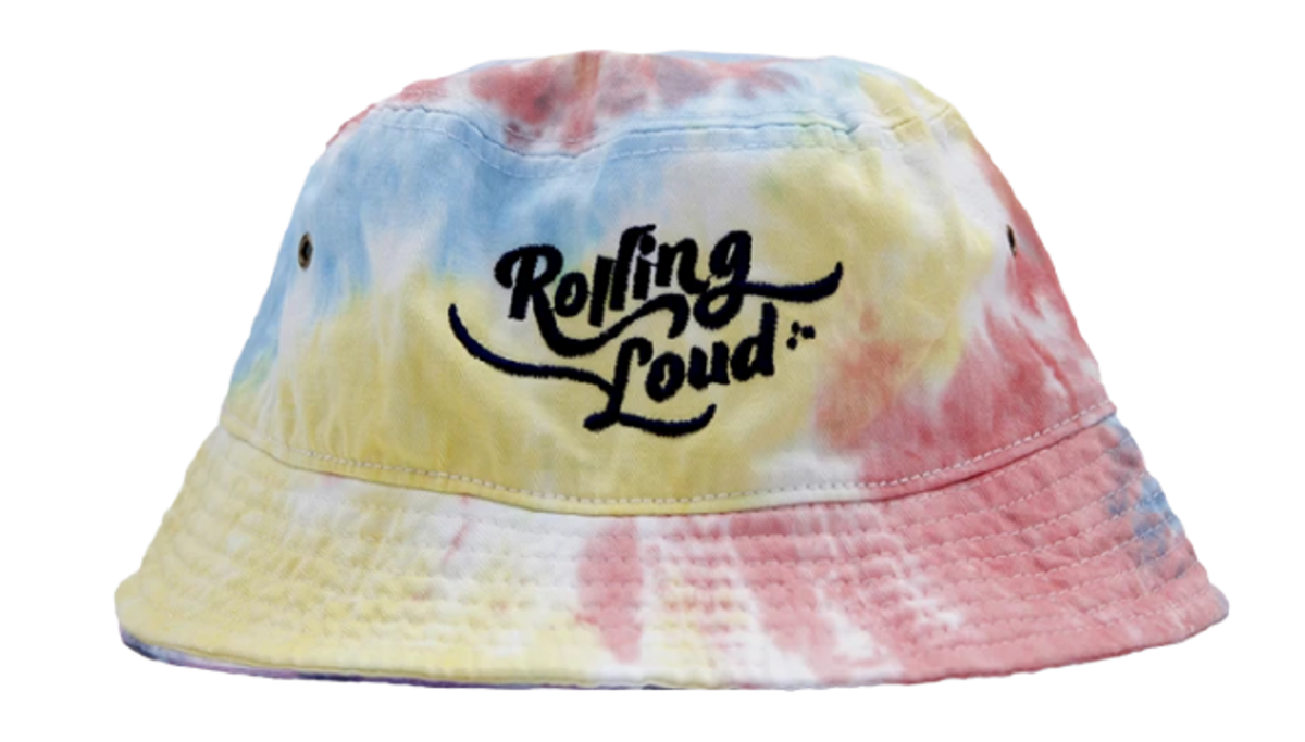 Rolling Loud Merch Tie Dye Bucket Rainbow Hat