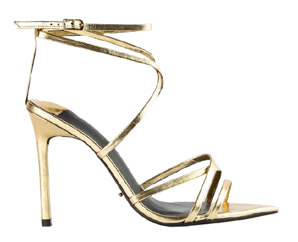 Tony Bianco Marcy Gold Foil 10.5cm Heels WHAT’S ON THE STAR?