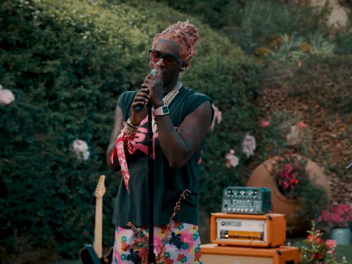 Young Thug Outfits in "Tiny Desk Concert" Video WHAT’S ON THE STAR?