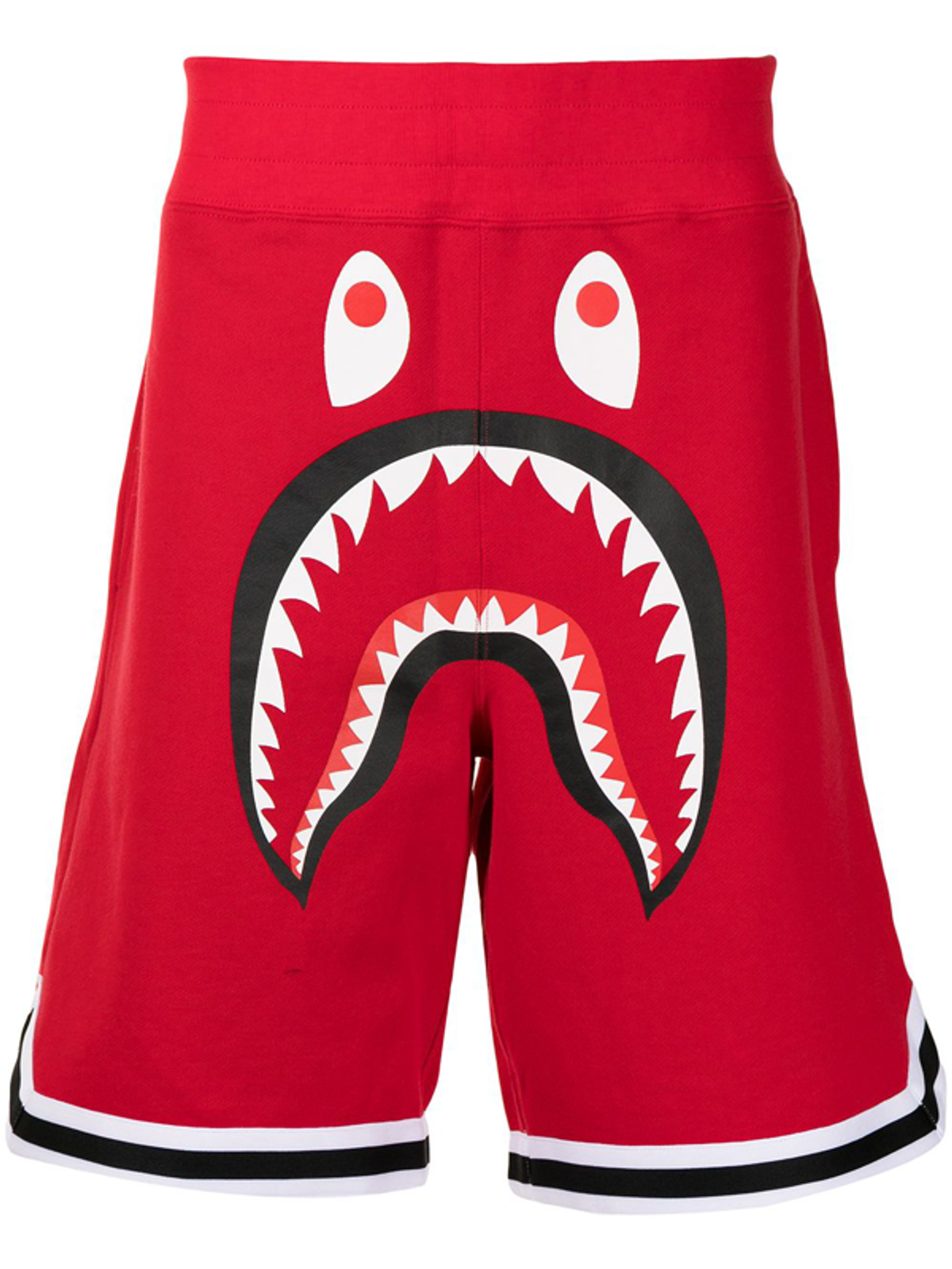 Bape Shark Graphic Print Track Shorts