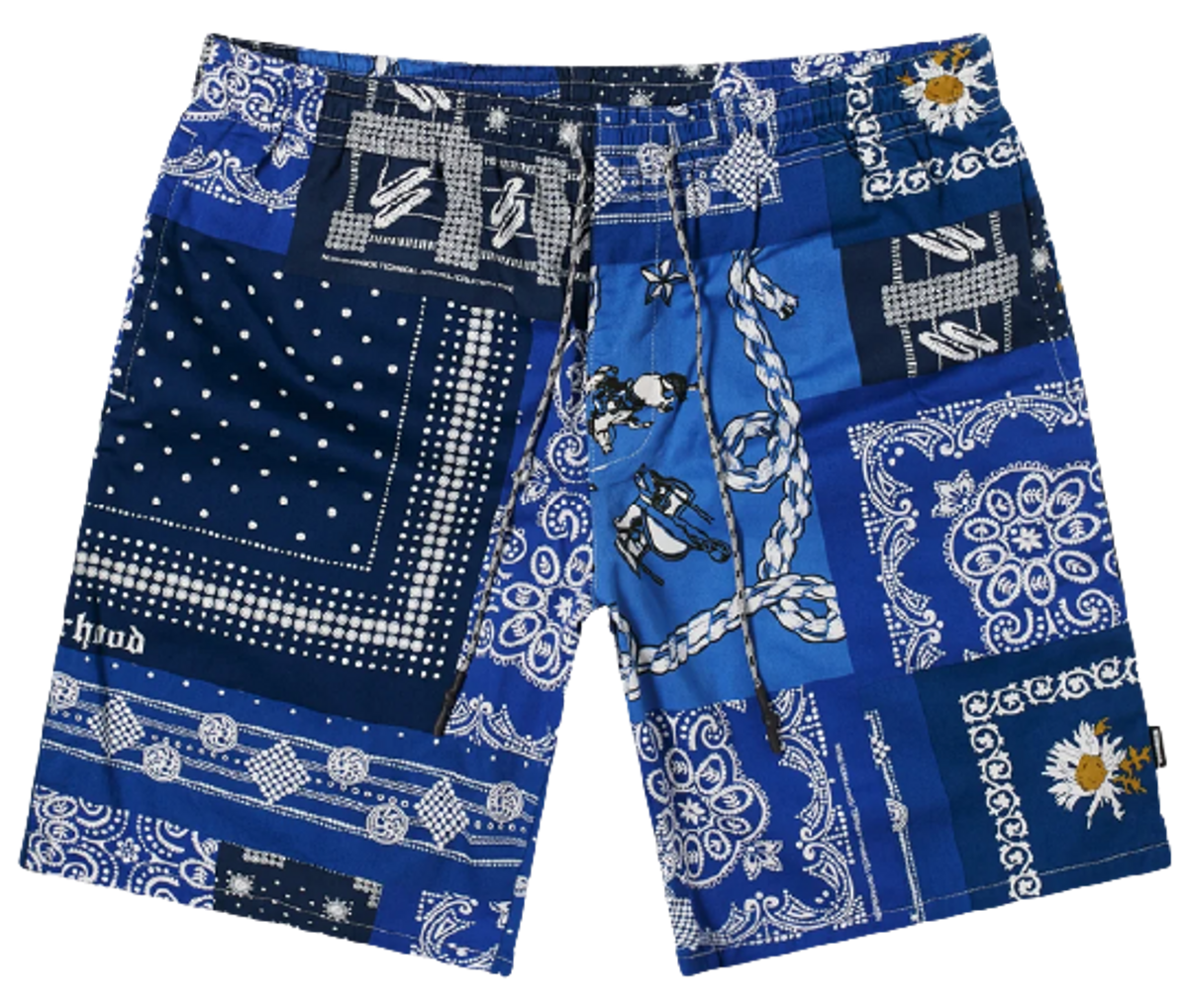Neighborhood Bandana Blue Shorts