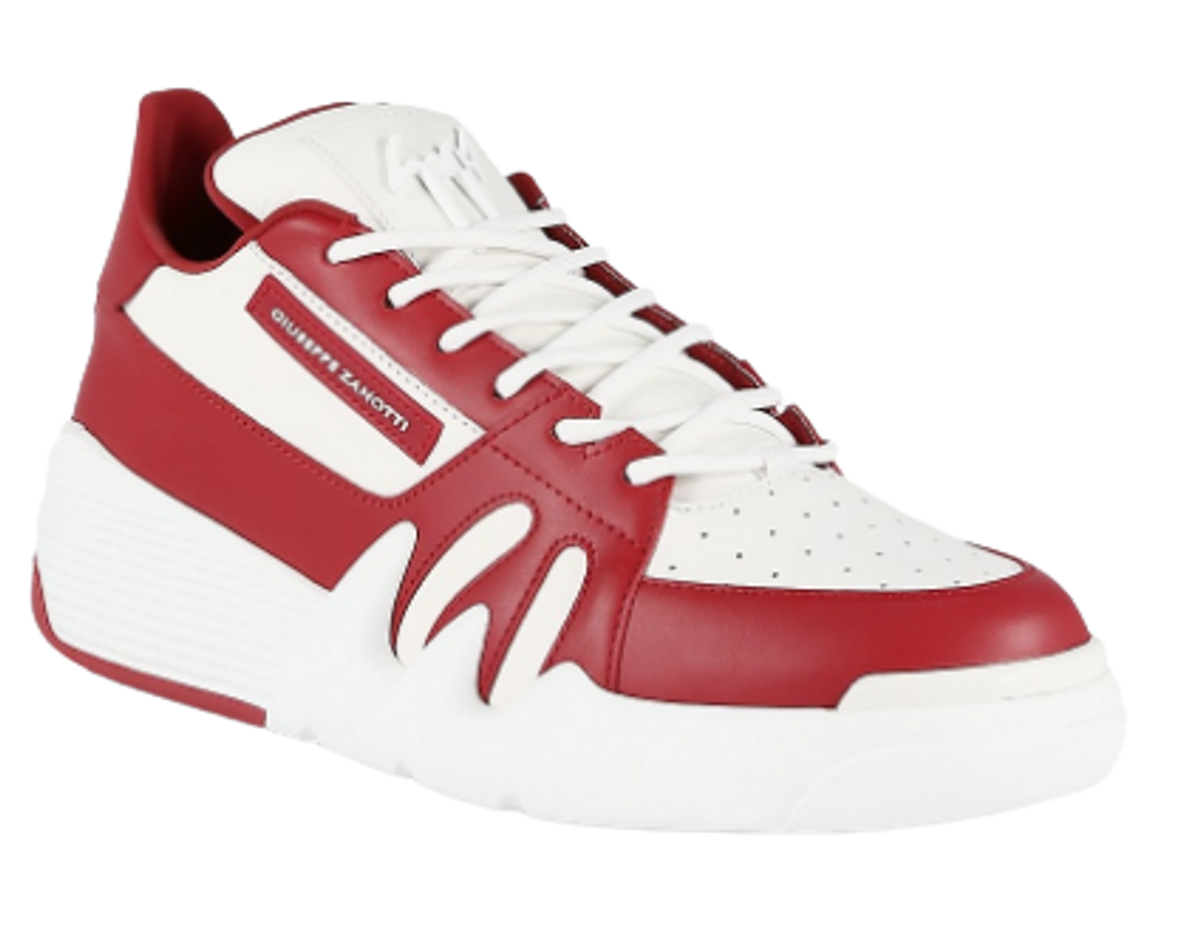 Giuseppe Zanotti Talon Two Tone Leather Chunky Sneakers