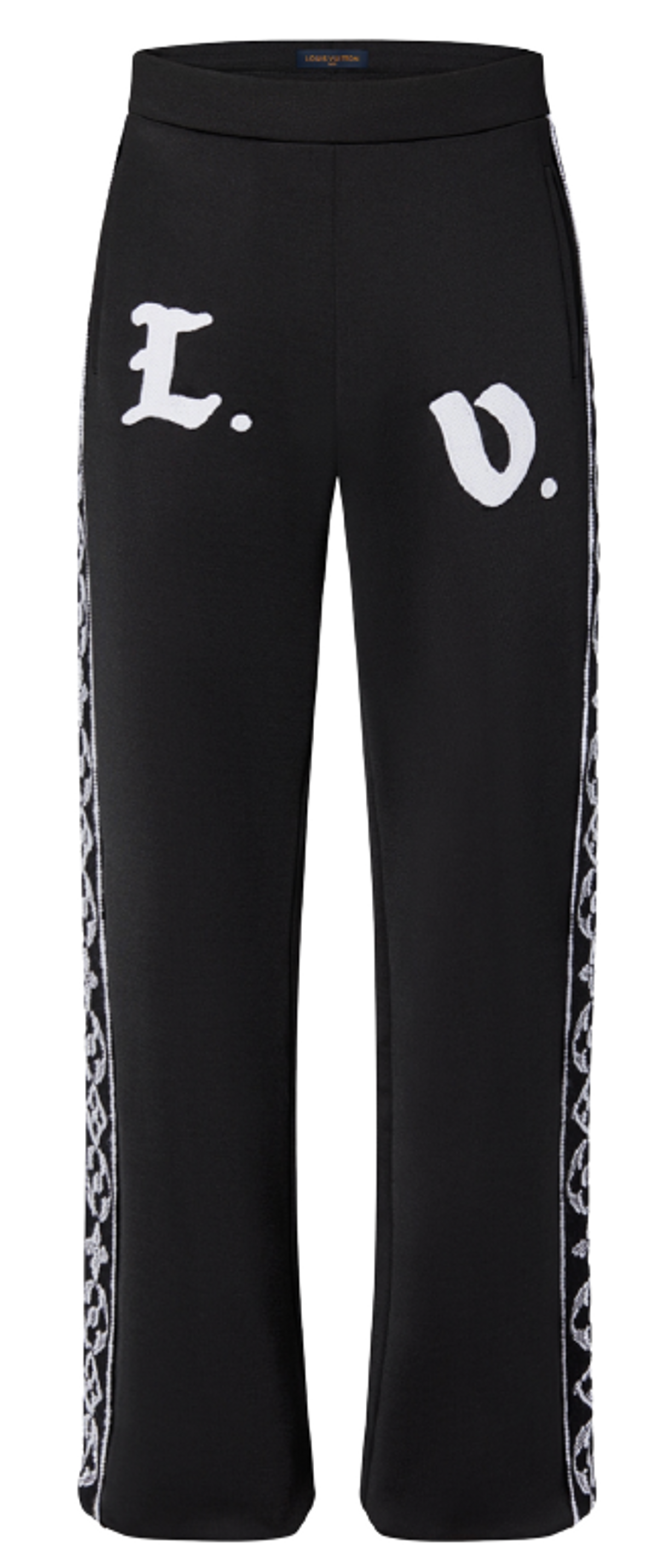 Louis Vuitton Lv Flower Band Black Track Pants