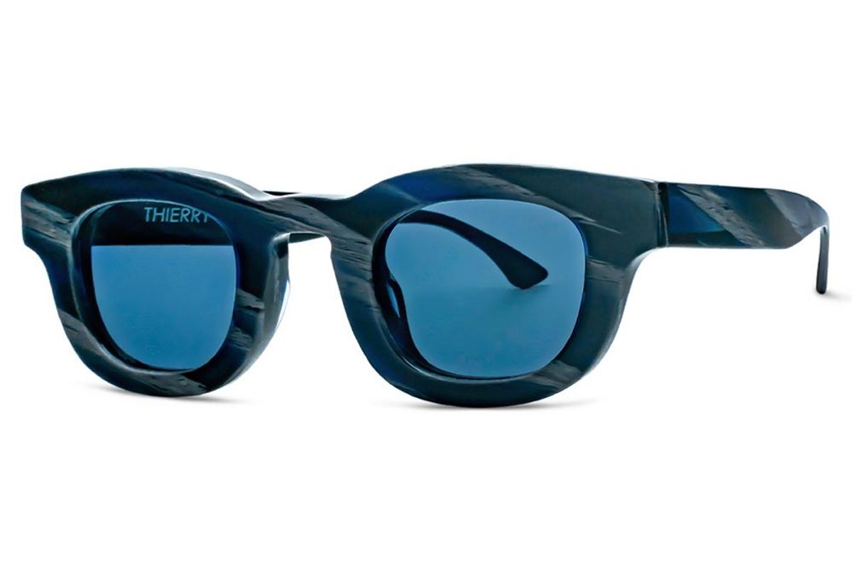 Thierry Lasry Darksidy Blue Horn Sunglasses