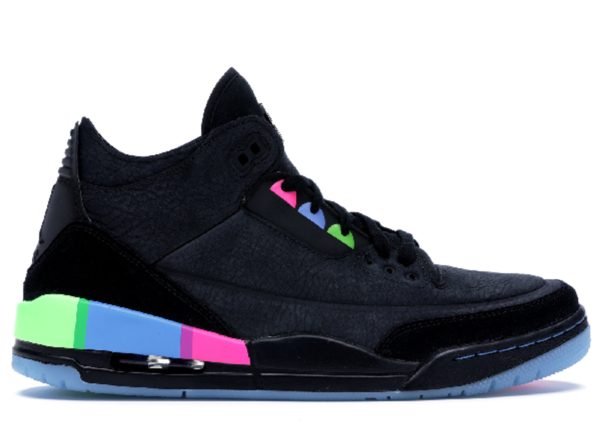Jordan Air Jordan 3 Retro Quai54 Black Sneakers