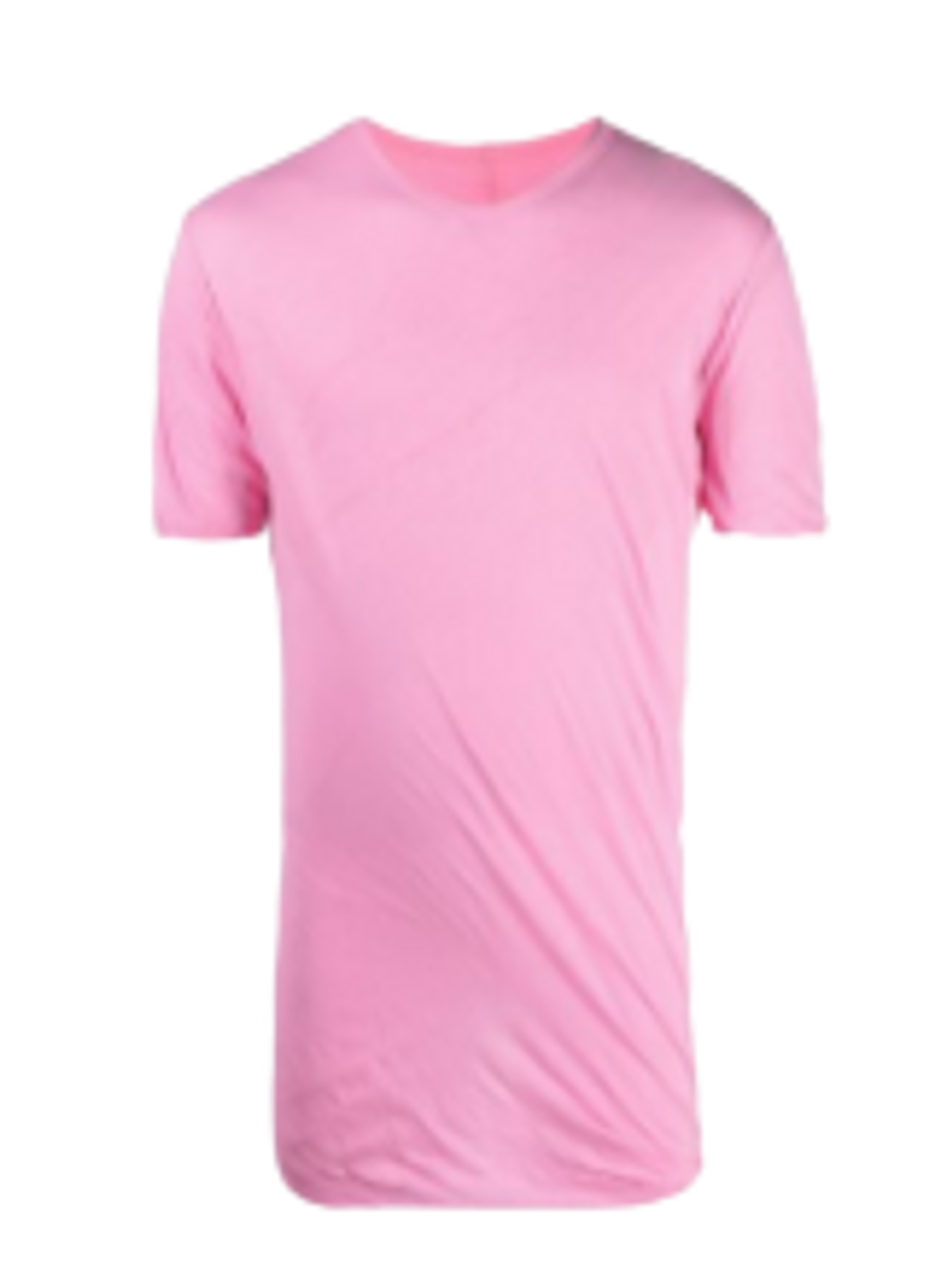Rick Owens Short Gathered Pink T-Shirt