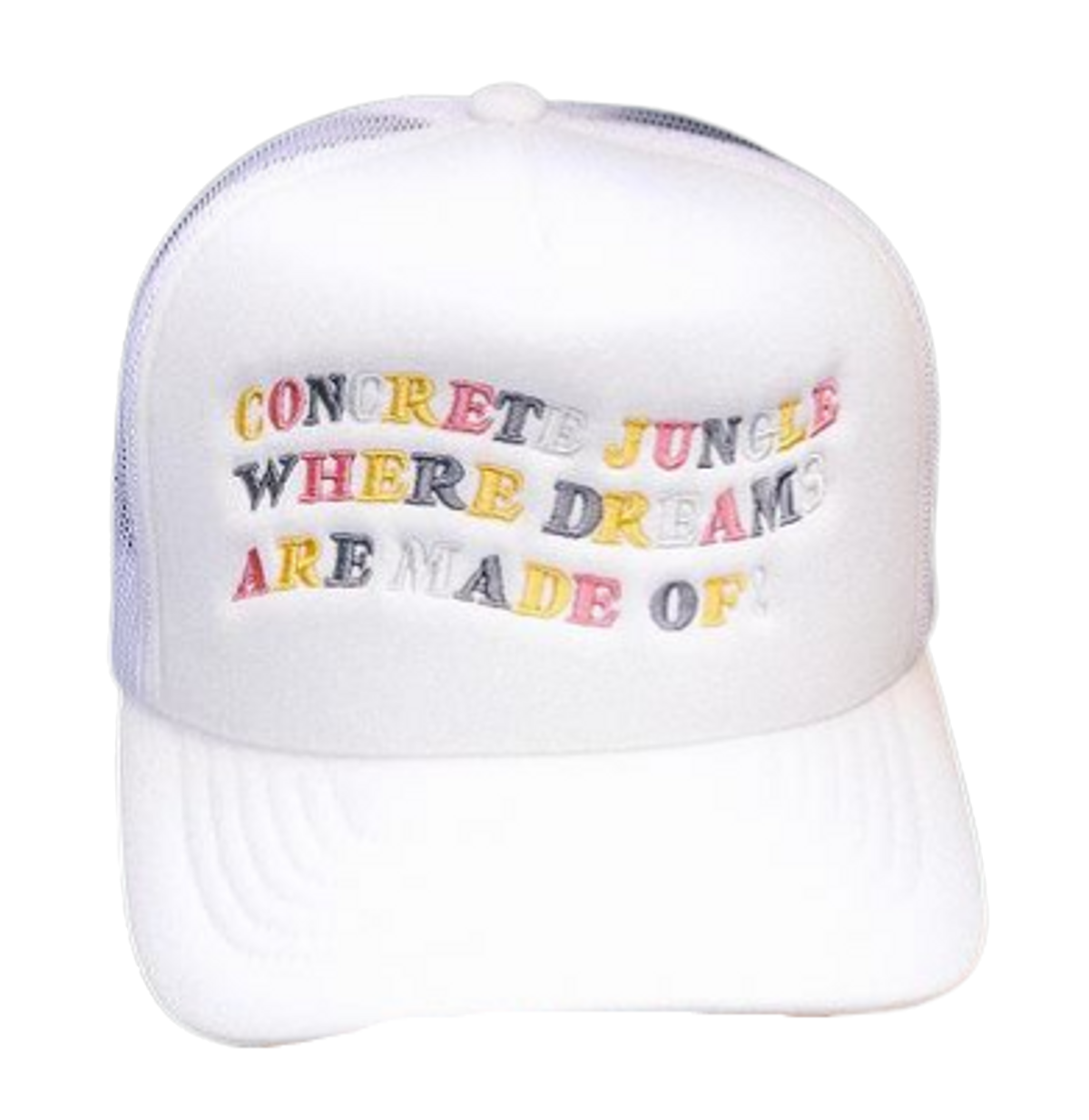 Concrete Hills × Soho Youth Club White Logo Cap