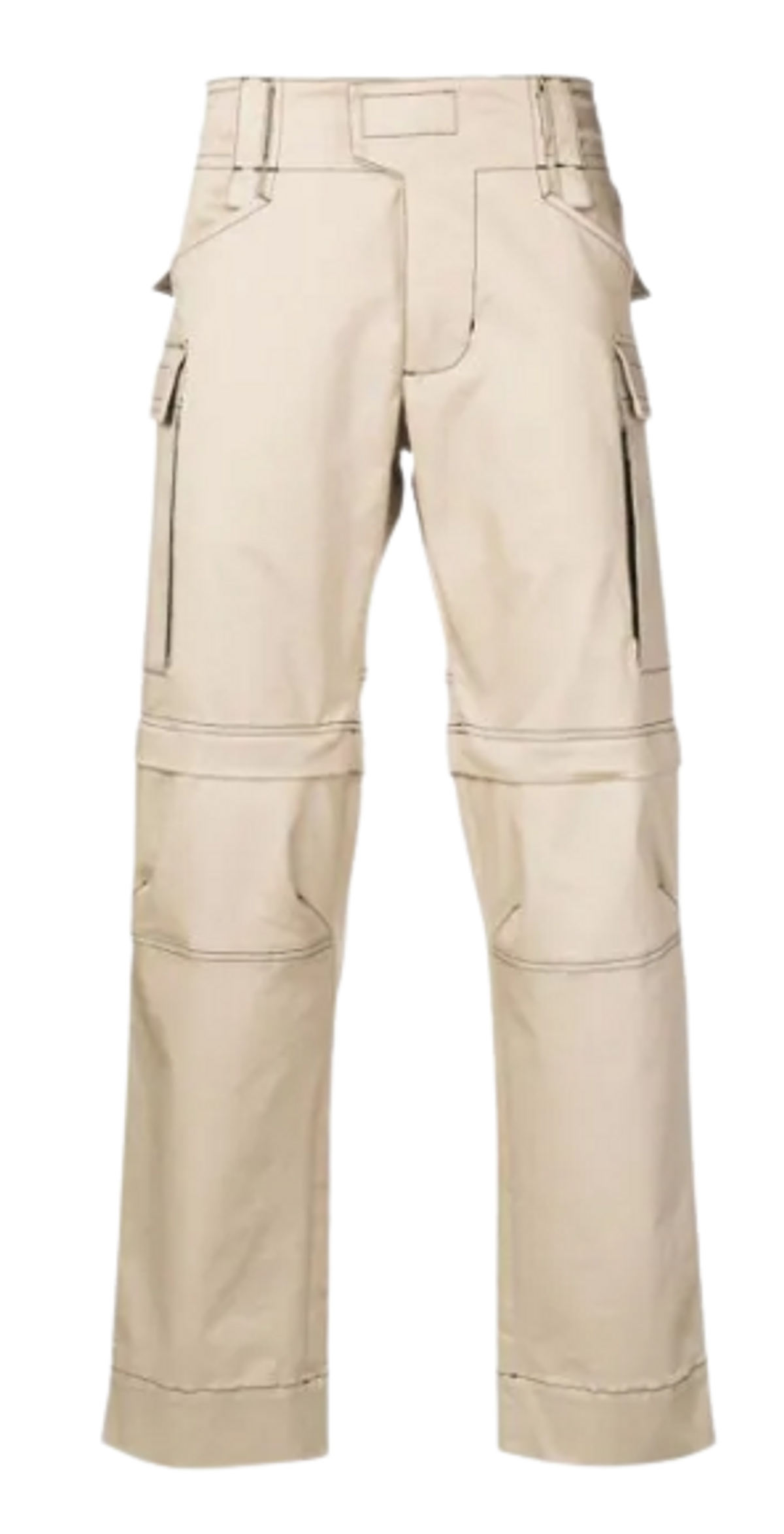 Alyx Tan Zip Off Tactical Cargo Pants 