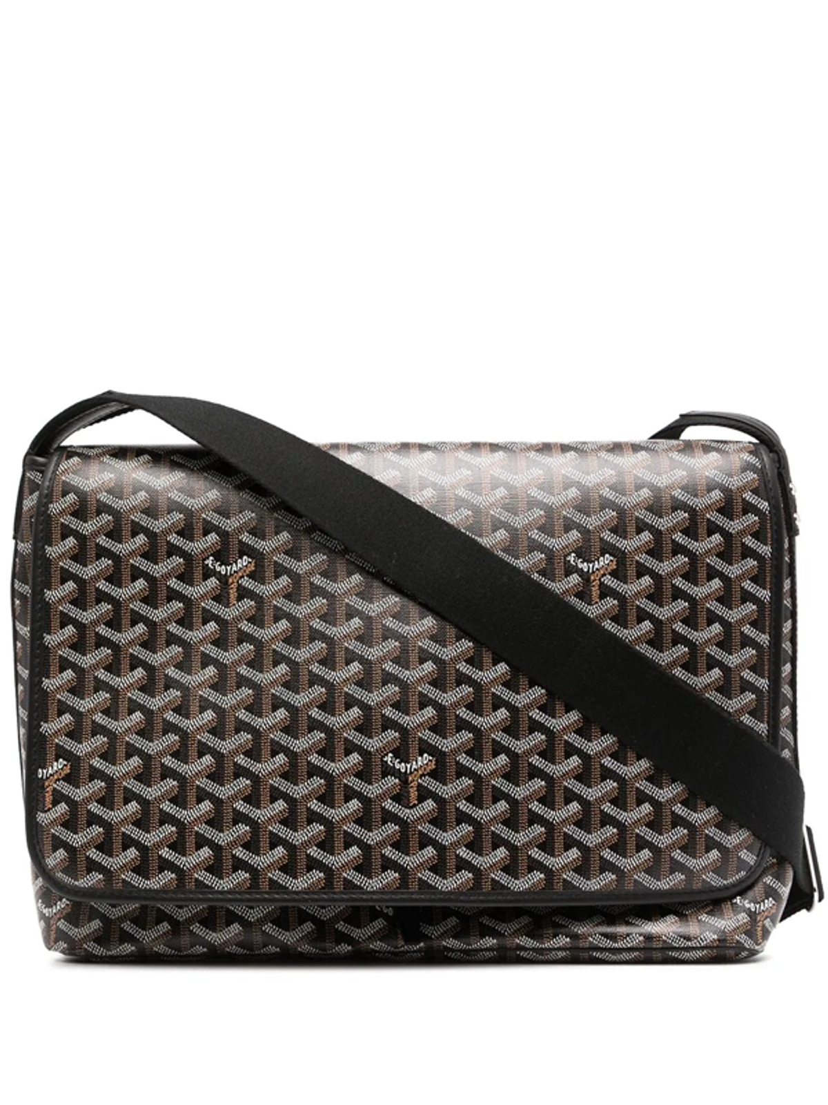 Goyard Capetien Monogram Black Messenger Bag