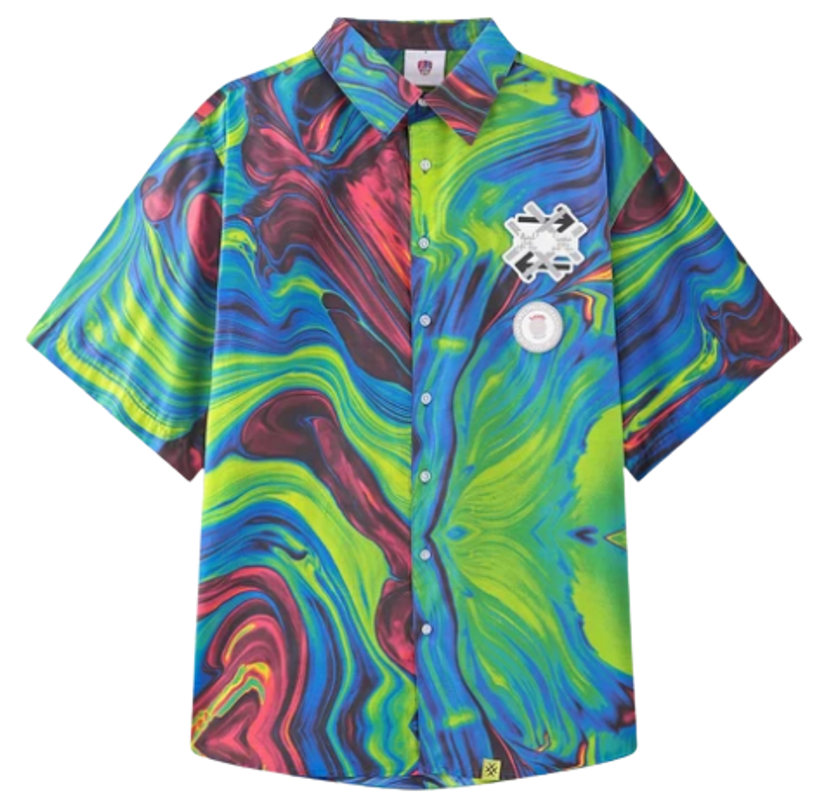 Lucid FC Marble Print Short Sleeve Shirt