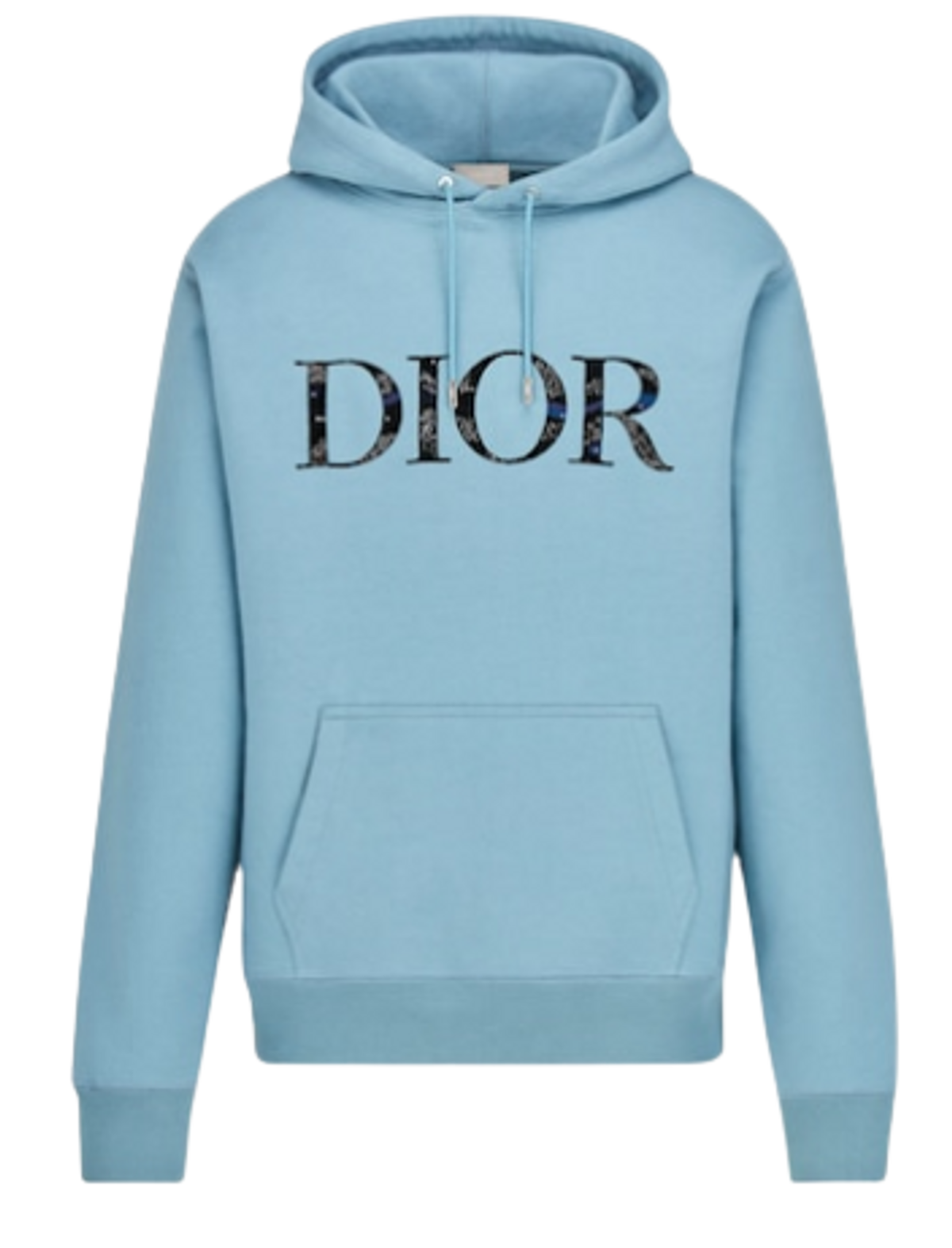 Dior × Peter Doig Blue Hooded Sweatshirt