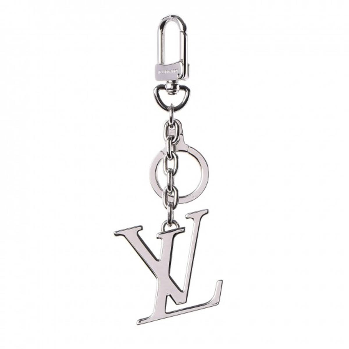 Louis Vuitton Key Holder Lv Initials Silver