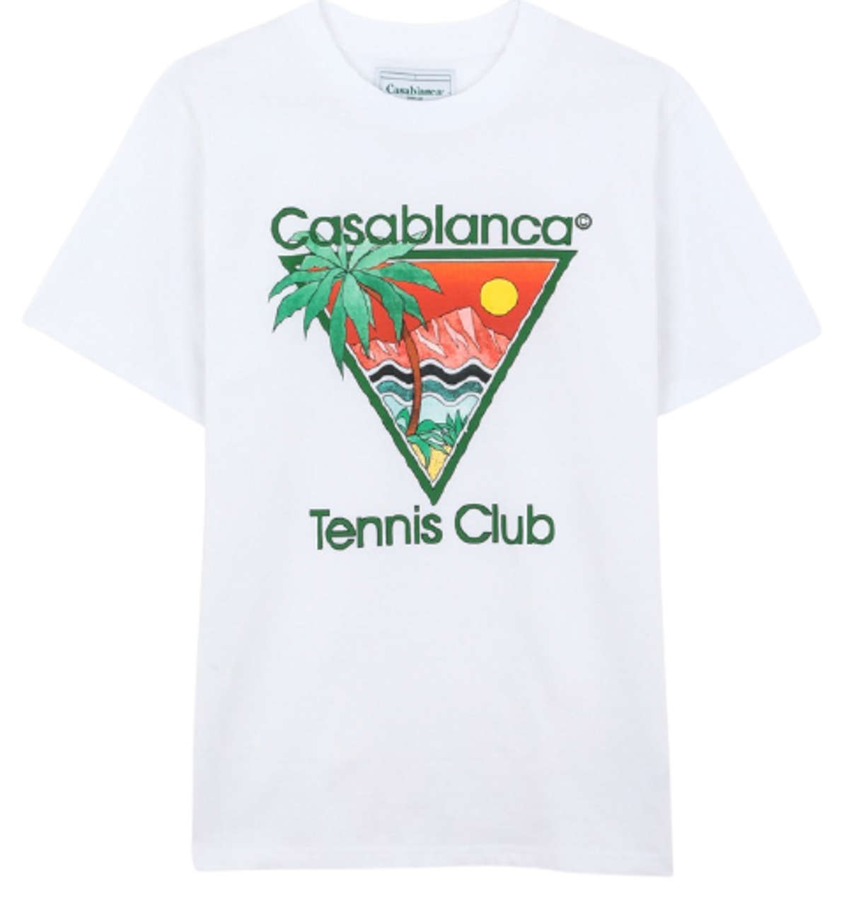 Casablanca White Print Tennis Club Icon T-shirt
