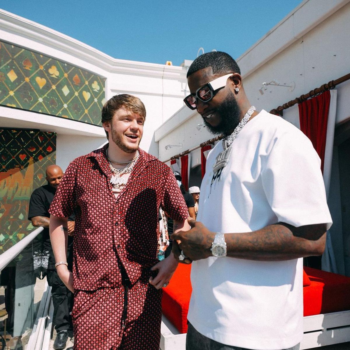 Murda Beatz Outfit from August 9, 2021 | WHAT’S ON THE STAR?