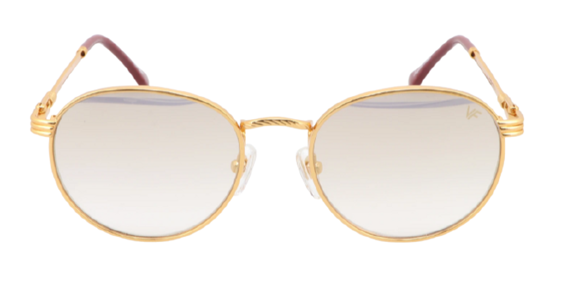 Vintage Frames Miami Vice 18KT Gold Sunglasses