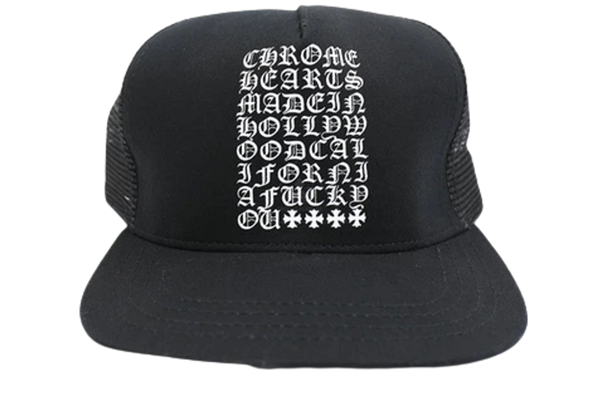Chrome Hearts Eye Chart Made Hollywood Trucker Hat