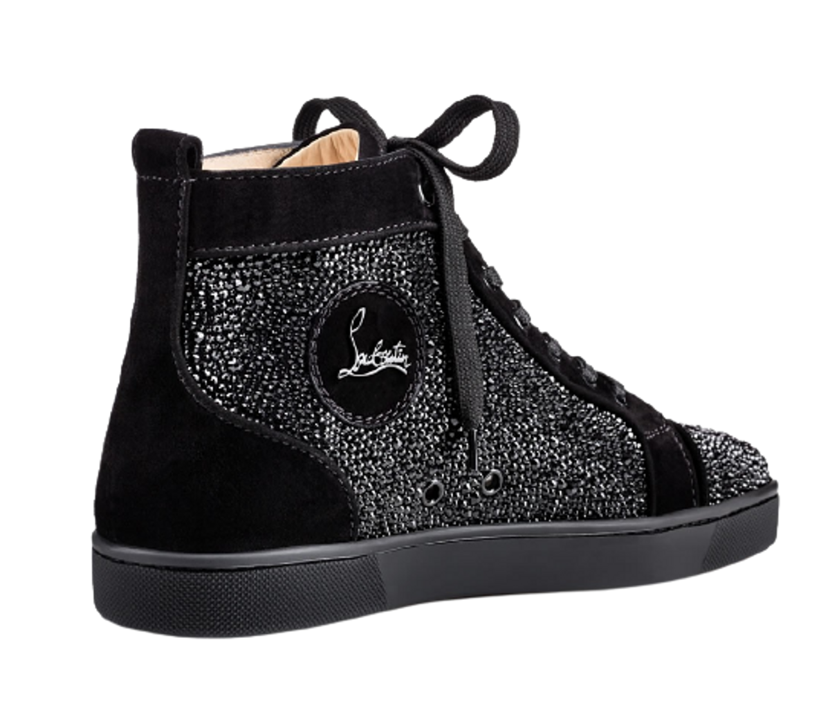 Christian Louboutin Louis Strass Flat Sneakers