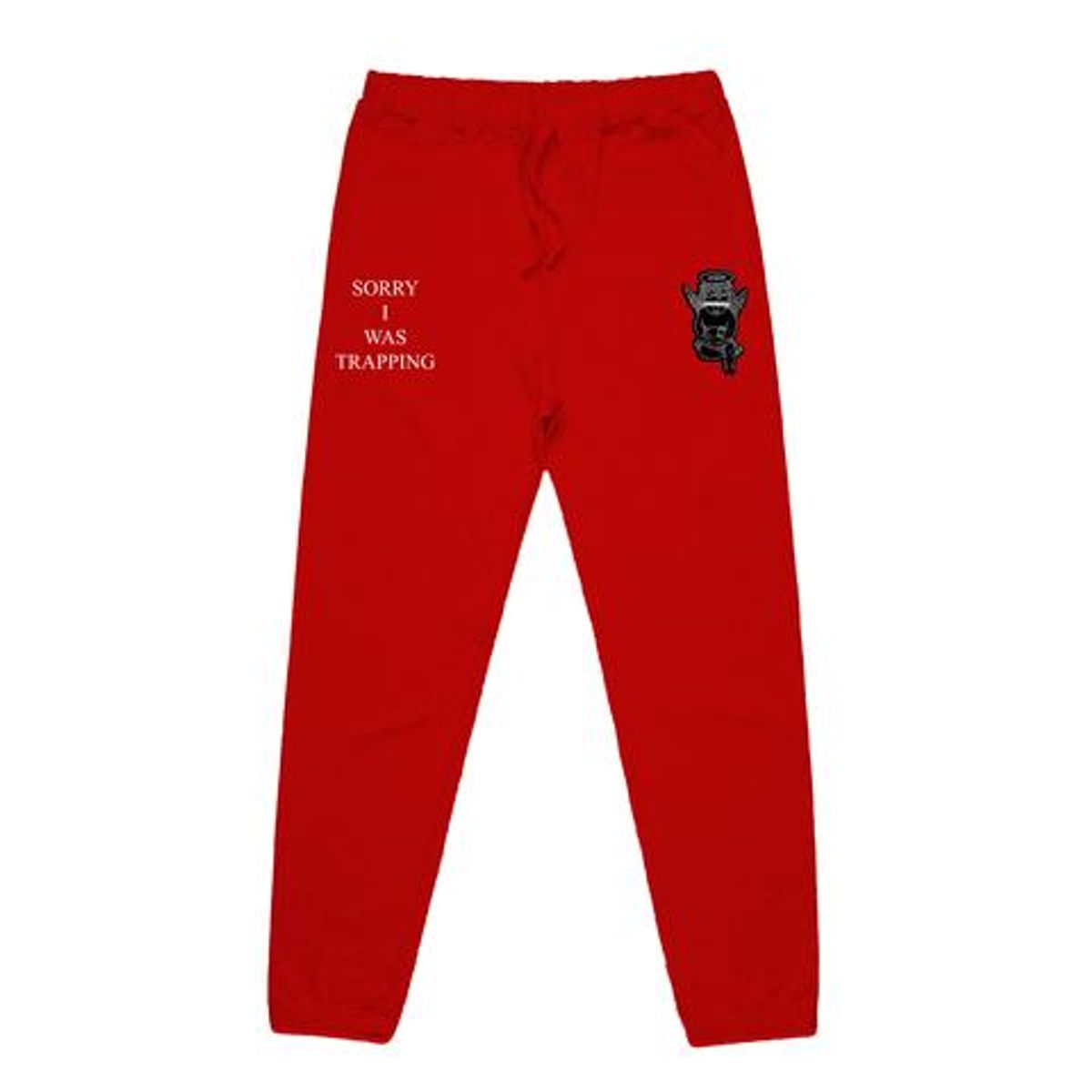 Sorry I Was Trapping Angel Patch Sweatpants
