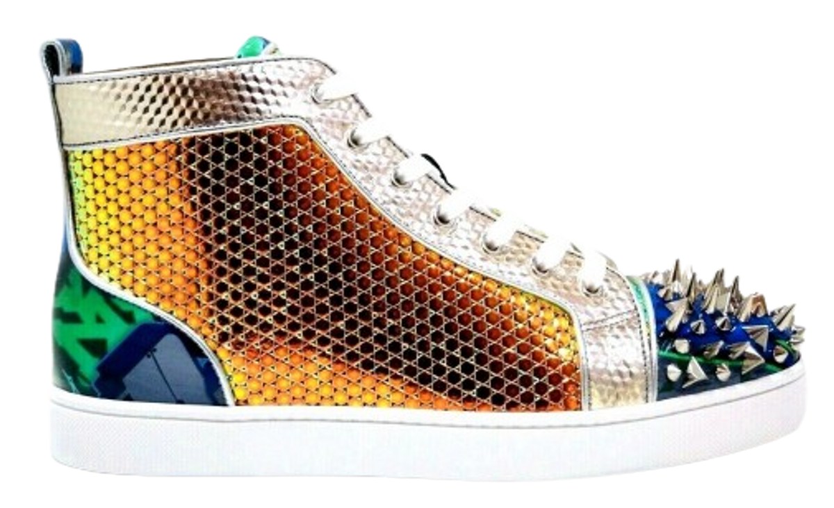 Christian Louboutin Multicoloured Lou Leather Sneakers