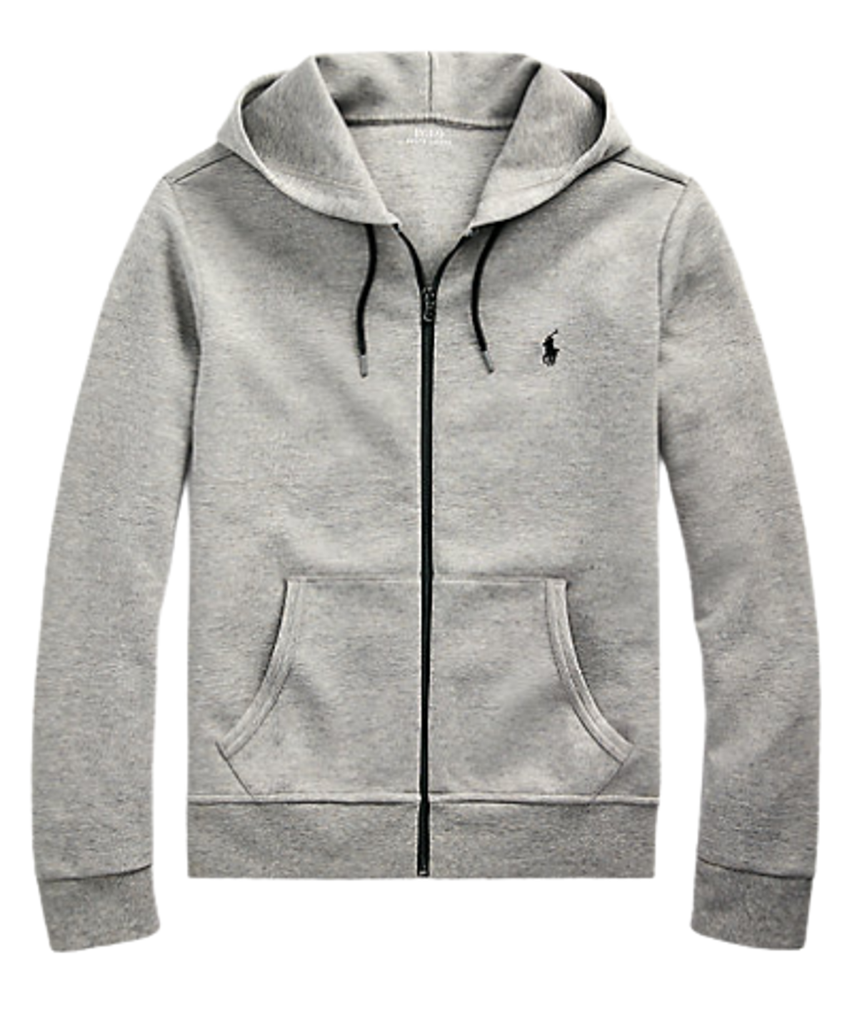Ralph Lauren Double Knit Full Zip Grey Hoodie