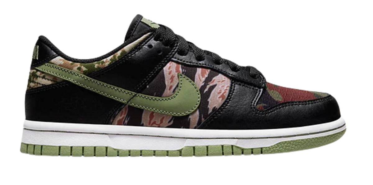 Nike Dunk Low Crazy Camo Sneakers