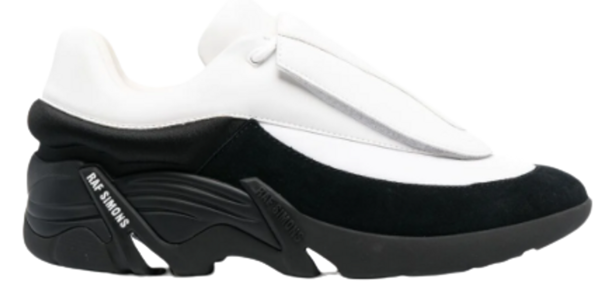 Raf Simons Antei Leather With Contrasting Sole Sneakers
