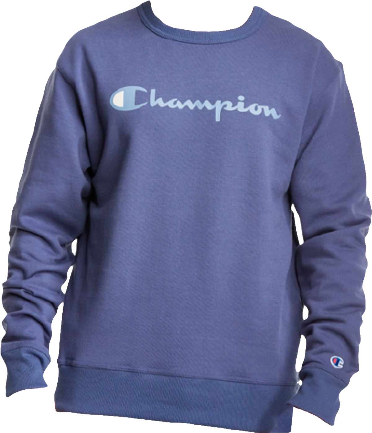 Champion Powerblend Fleece Crew Script Logo Sweatshirt