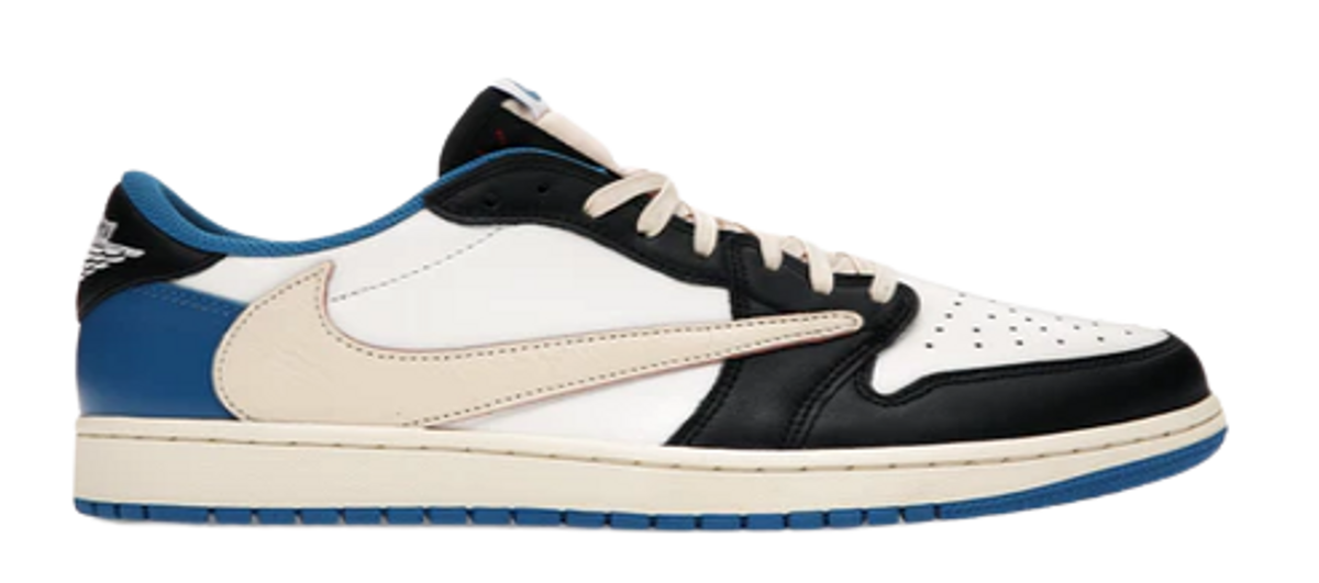 Nike × Travis Scott Merch × Fragment Design Air Jordan 1 Low Sneakers