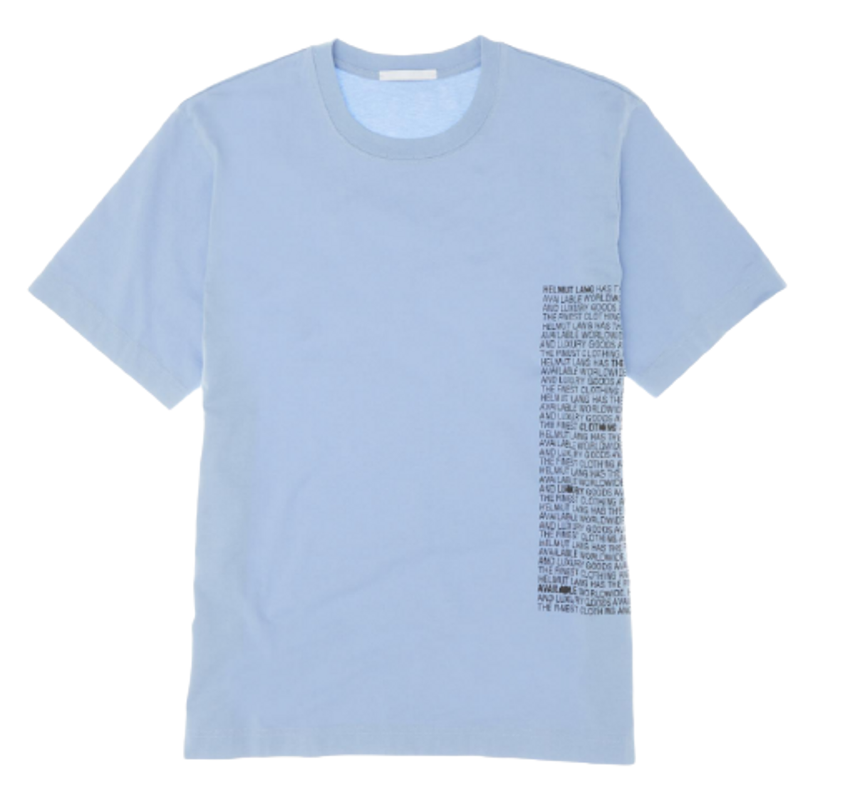 Helmut Lang Mini Text T-Shirt