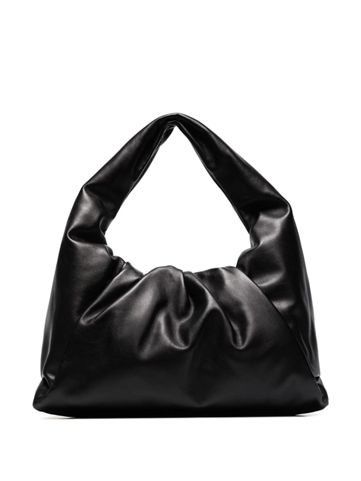 Bottega Veneta Black Shoulder Pouch Leather Bag
