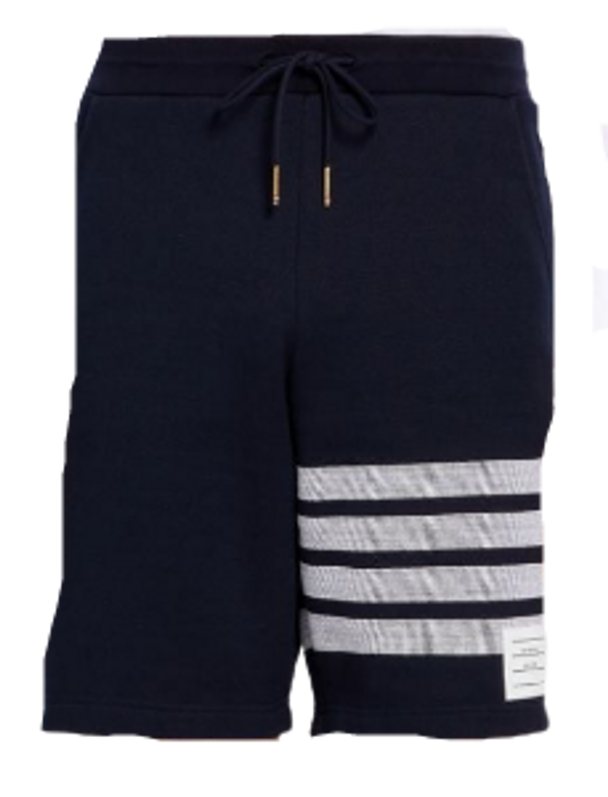 Thom Browne Navy Double Face Cotton Knit Shorts