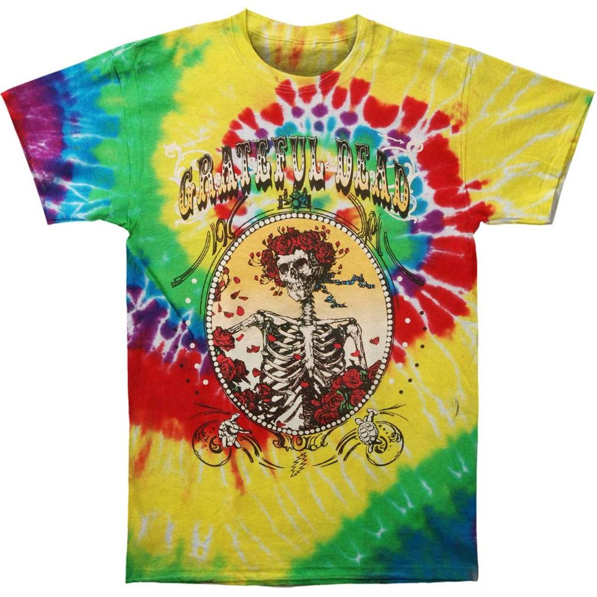 Grateful Dead Bertha Deco Frame Tie Dye Crew Tie Dye T-shirt