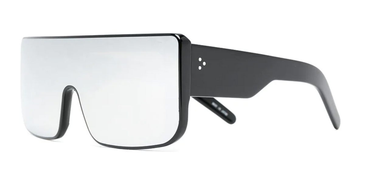 Rick Owens Mirrored Oversize Sunglasses