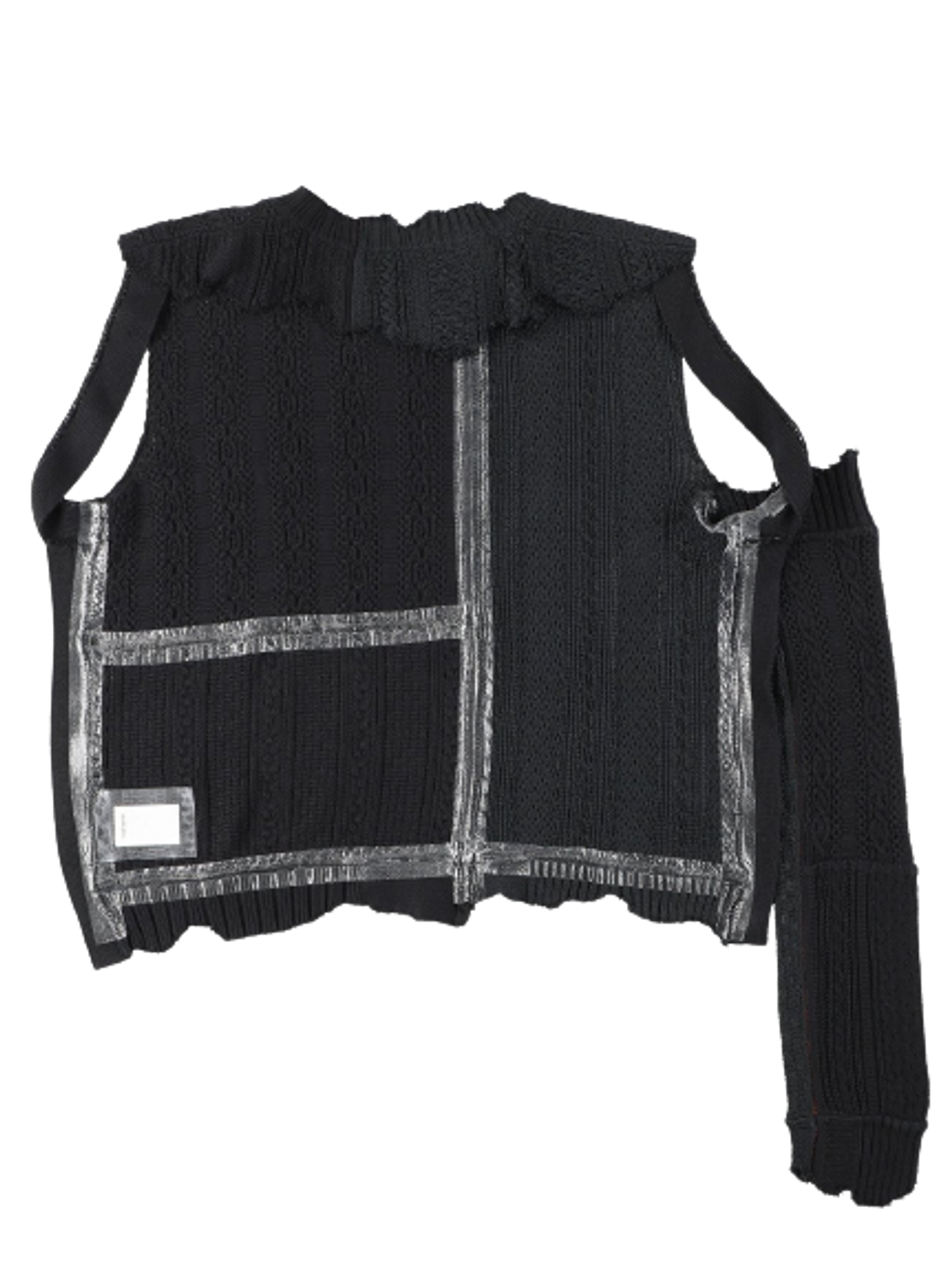Takahiro Miyashita One Sleeve Cotton Knit Dystopia Sweater