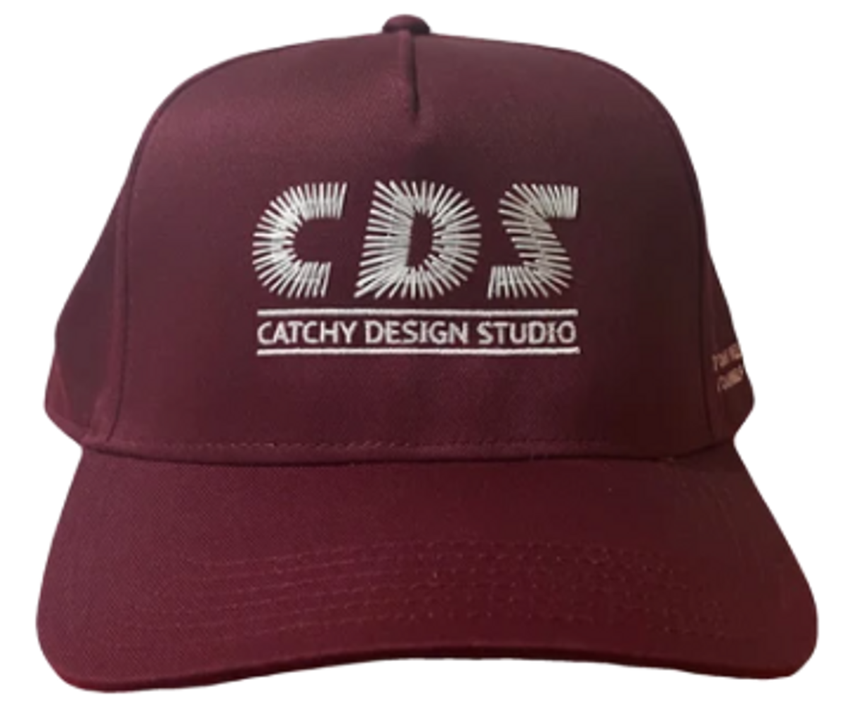 Catchy Design Studio Classic Burgundy Cap