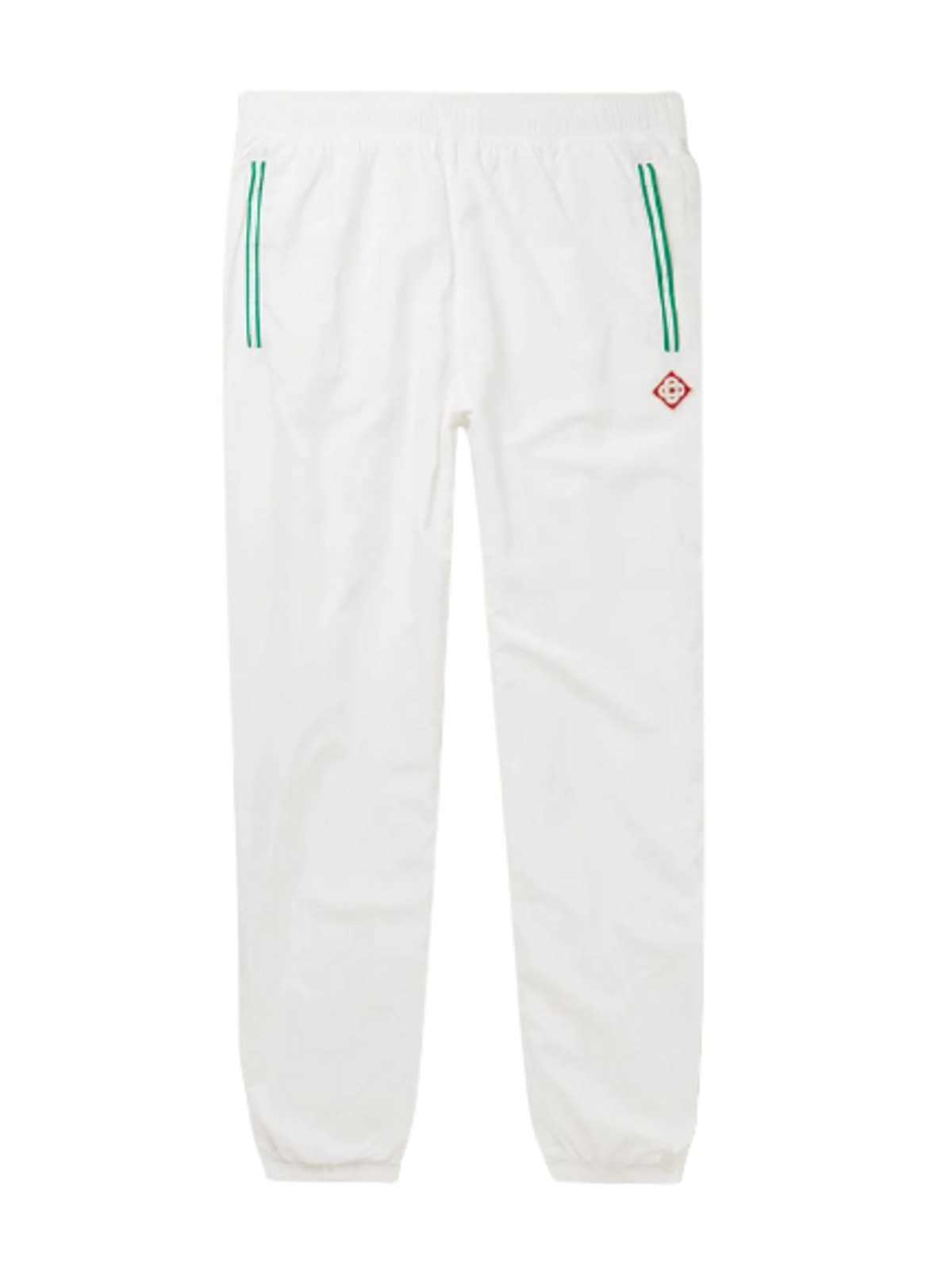 Casablanca Logo-appliqued Tech-Shell White Track Pants
