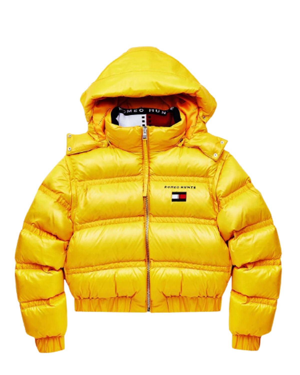 Tommy Hilfiger × Romeo Hunte Dual Gender Yellow Puffer Jacket