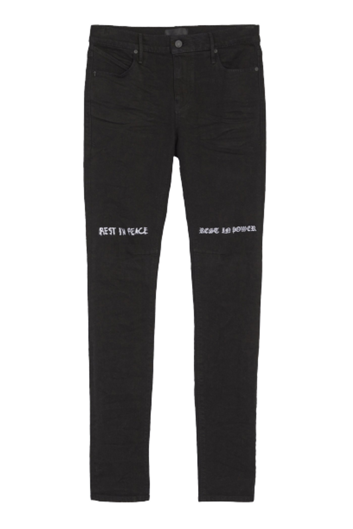 Rta Rest In Power Bryant Black Jeans