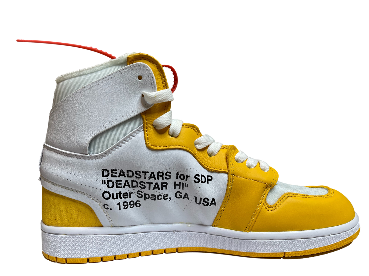 Seeing Dead People Canary Yellow Sneakers