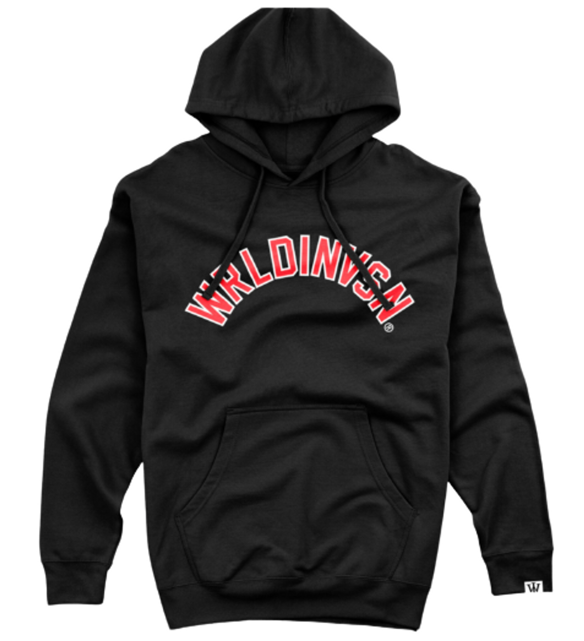 Wrldinvsn Curve Logo V2 Tech Black Hoodie