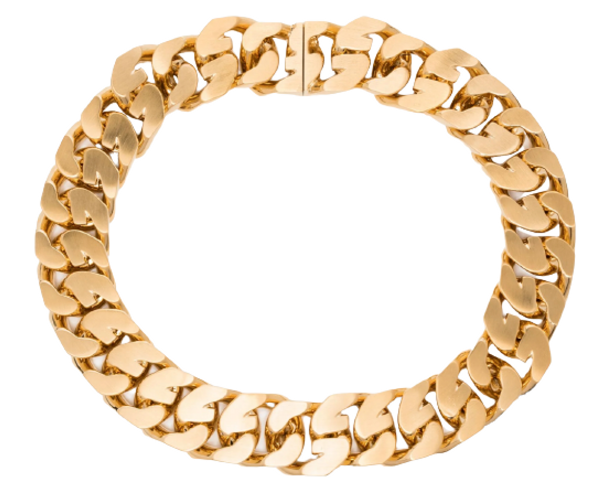 Givenchy Gold Tone Large Chain Belt