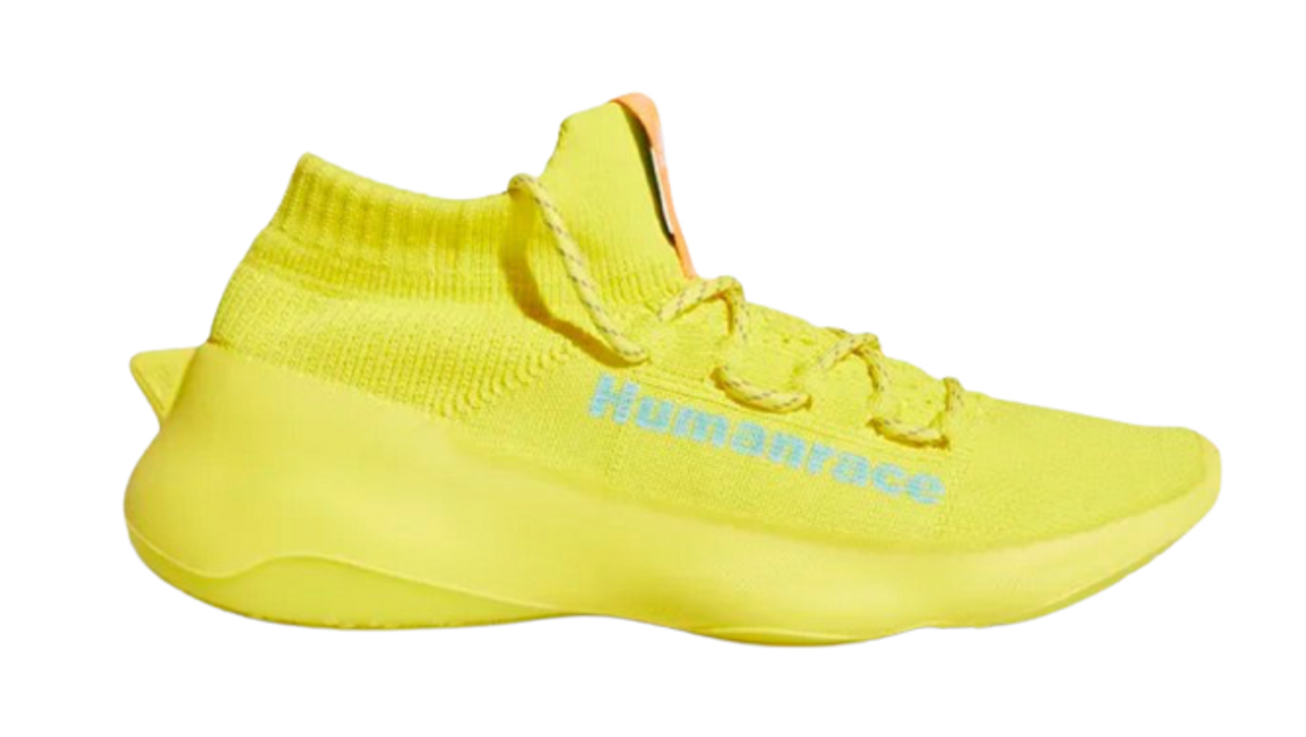 Adidas × Pharrell Williams Humanrace Sichona Yellow Low-Top Sneakers