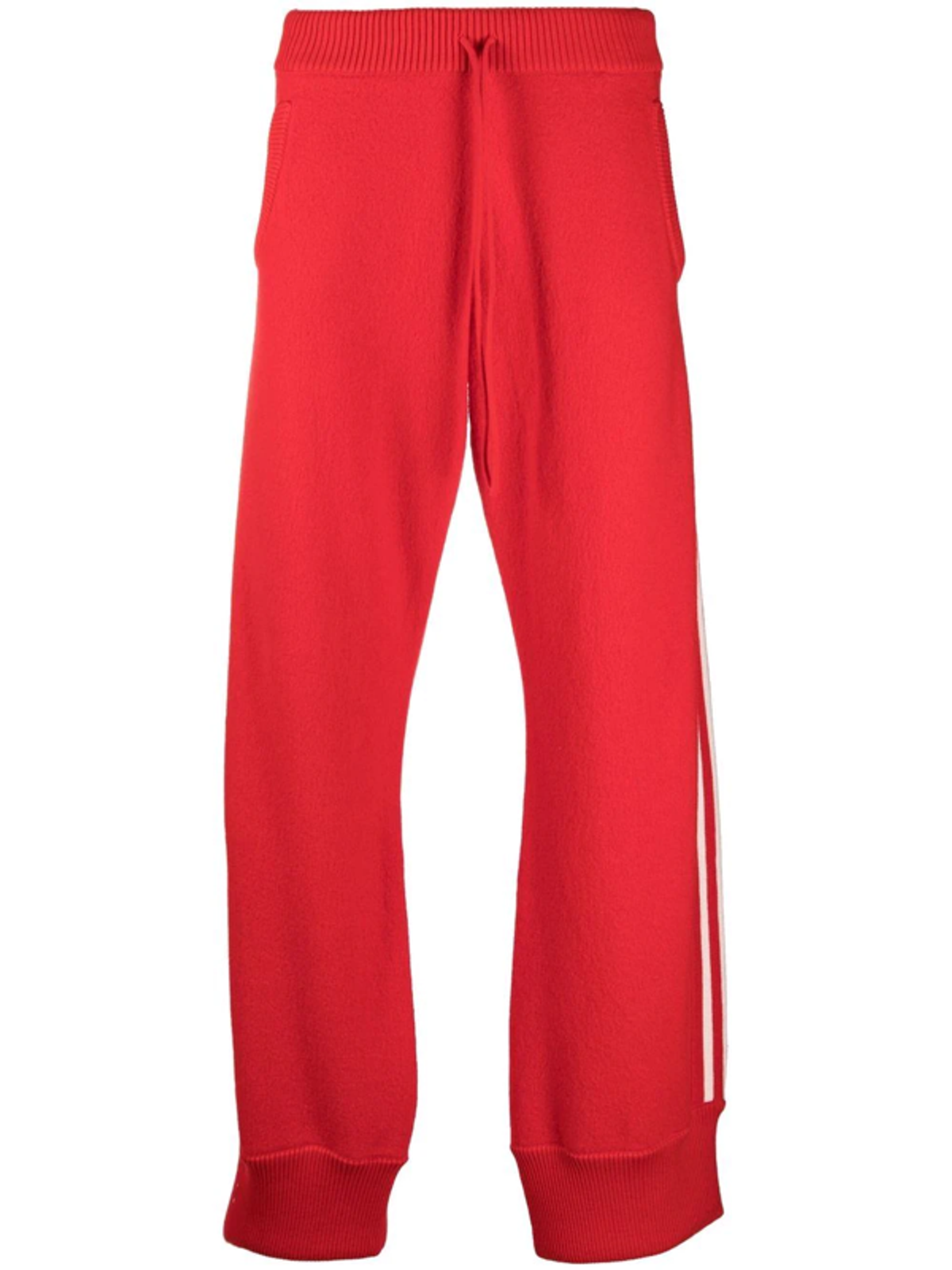 Maison Margiela Side-Stripe Red Track Pants