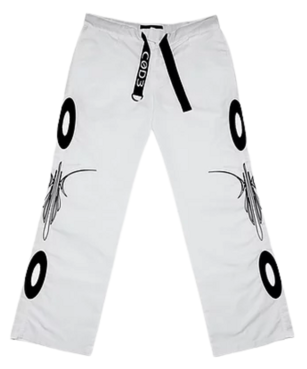 Code Nylon Disc White Pants