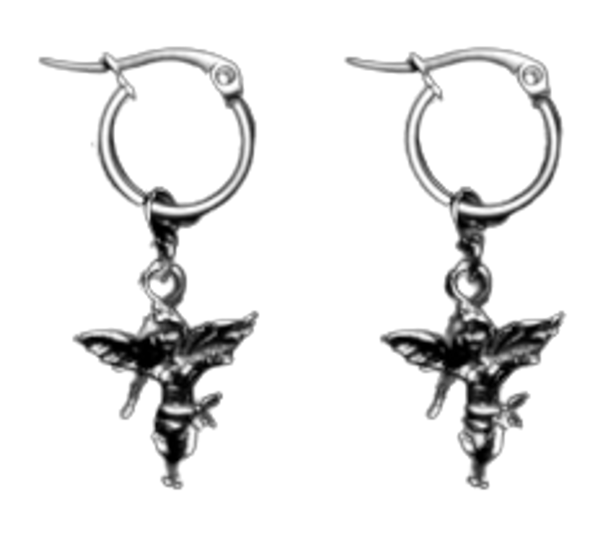 For Those Who Sin Charm Loop Earrings