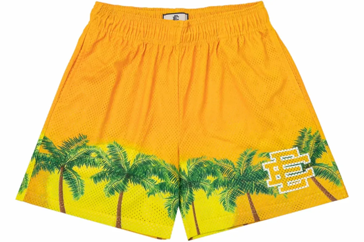 Eric Emanuel EE Gold Palm Basic Shorts