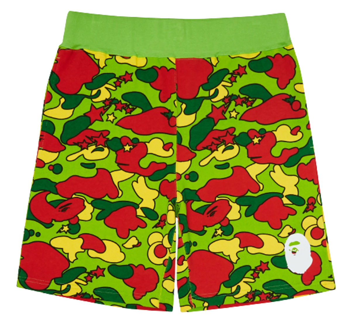 Bape Bape Sta Multi Camo Sweat Shorts